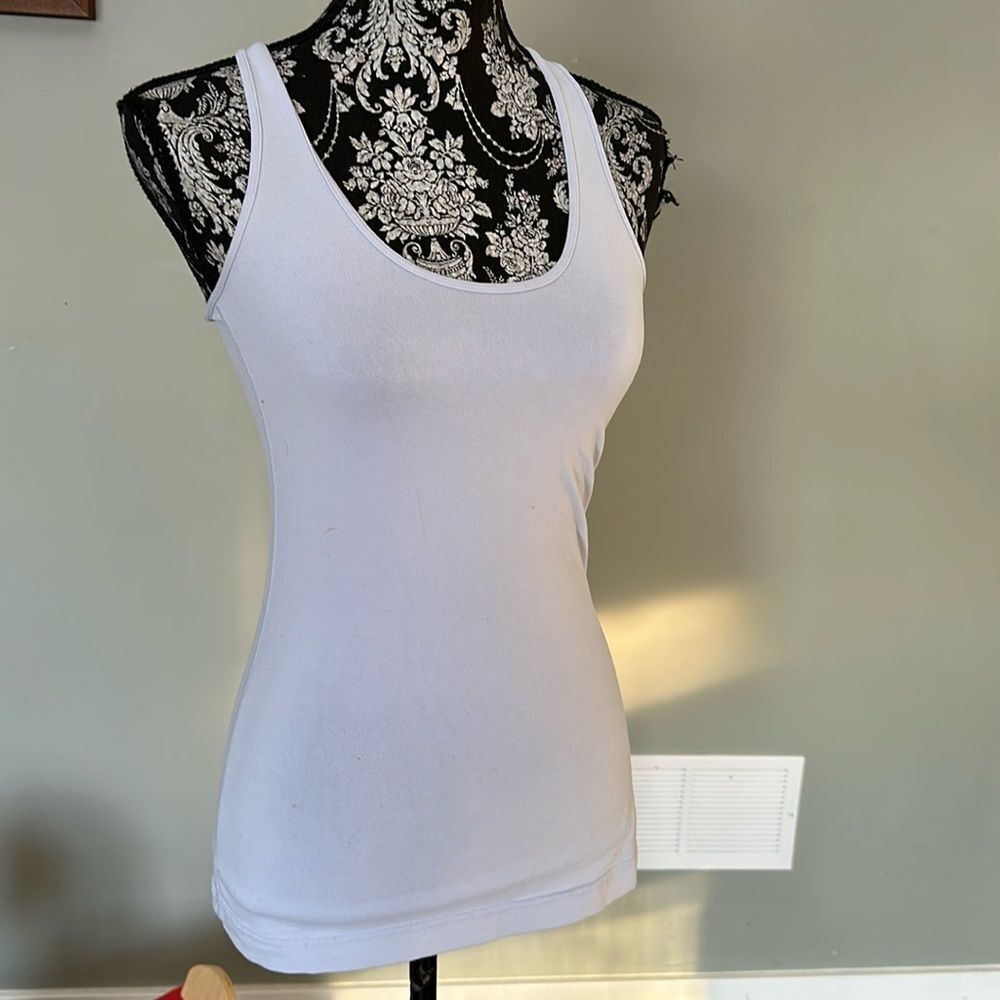 lululemon athletica Light Blue Racerback Tank Top